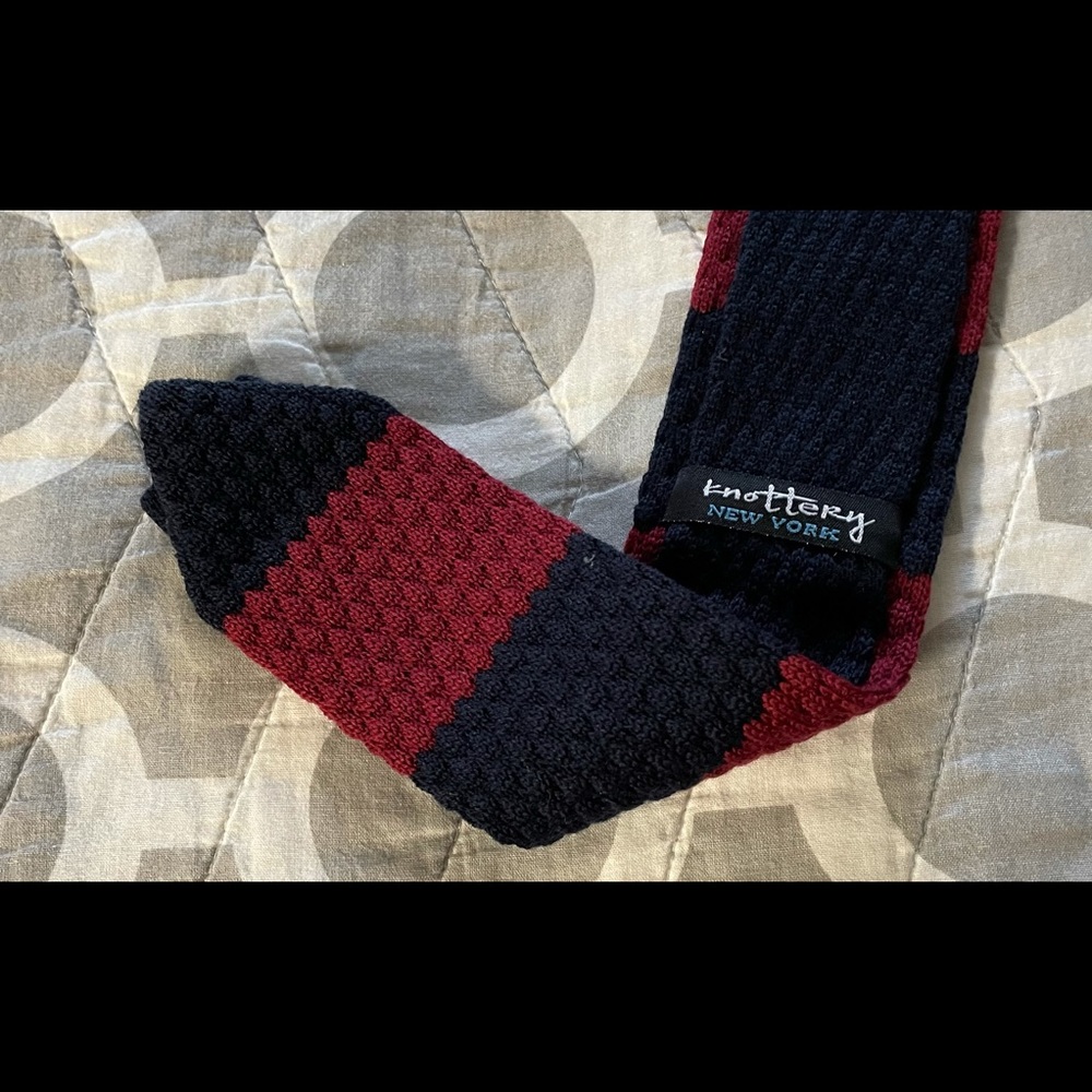 Knottery New York 100% Wool Tie New In Package